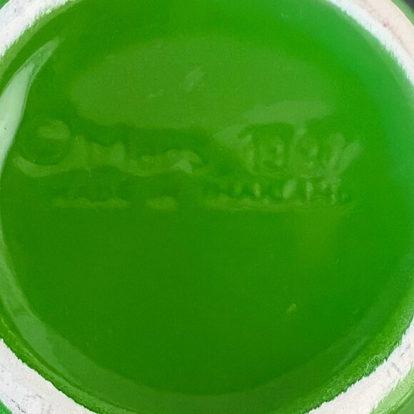 Vintage 1997 Mars M&M's .Green Anthropomorphic Spokescandy Character 3-D Mug - Picture 11 of 11